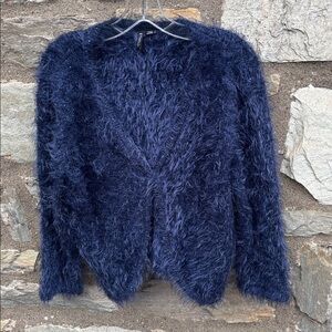 ETHYL CLOTHING Sequin Mixed Media Sweater Sz L